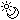 small sun and moon symbol.